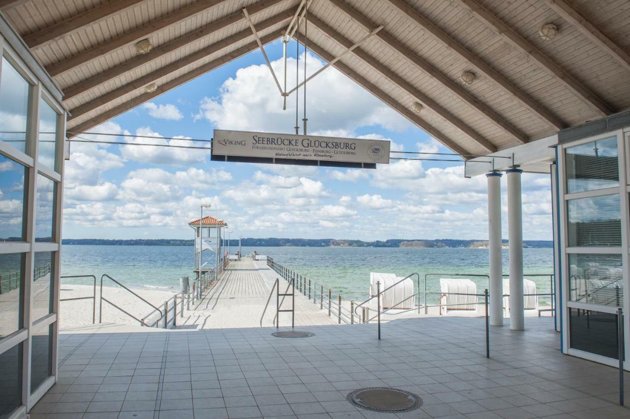 Ostseeblick Appartement Glücksburg Buitenkant foto